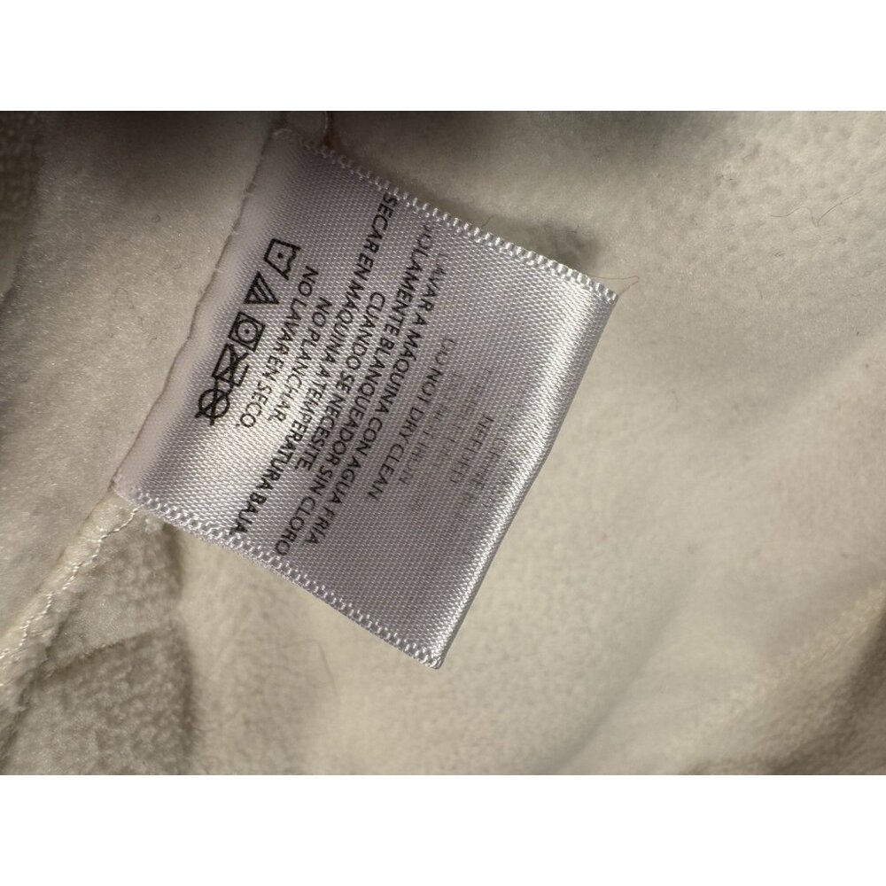 Faded-Glory Women's White Fleece Zipper Sweater Jacket Size M - Picture 6 of 14